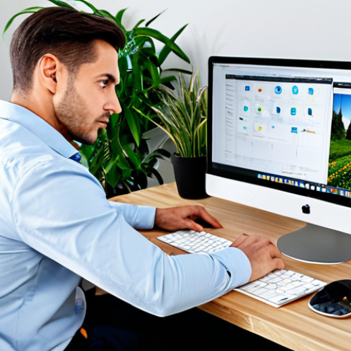 Home 18 Focused Freelancer**
"A freelancer, fully clothed in a smart casual outfit, working at a well-organized desk with dual monitors, surrounded by plants in a bright, modern home office. Natural light, perfect anatomy, correct proportions, well-formed hands, proper finger count, professional workspace. Safe for work, appropriate content, family-friendly, professional."
**